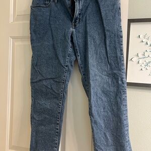 Madewell Women's Blue Ankle Jeans mid rise perfect vintage jean